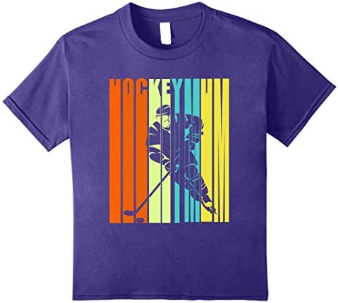 unisex-child Hockey mum Tee - Great gift for hockey mother  12 Purple
