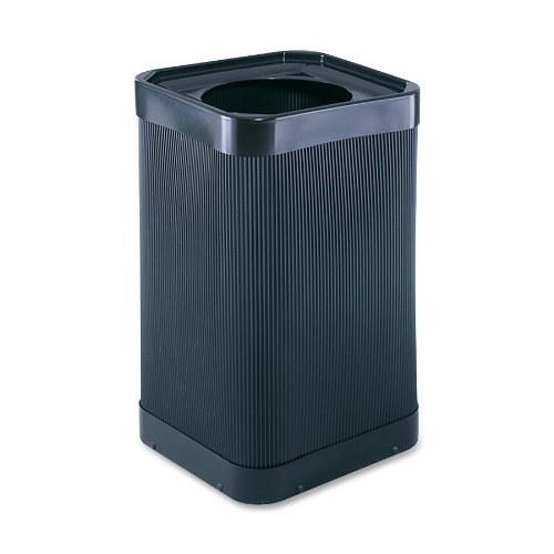 UPC 073555979022, Safco Products 9790BL At-Your-Disposal Waste Receptacle, 38-Gallon, Black