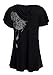 eVogues Women's Low Cut v-Neck Hoodie top Made in USA