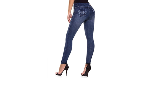 Amazon.com: cysm – Mujer Push Up Jeans Colombianos Butt Lift, stretch | levanta  cola | Victoria, 14, Azul : Ropa, Zapatos y Joyería