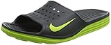 NIKE MENS MENS SOLARSOFT SLIDE DARK GREY VOLT VOLT SIZE 12