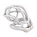 TERNENCE Ergonomic Design Chastity Device 304 Steel Stainless Easy to Wear Male Virginity Lock Chastity Belt K245 (45mm/ M Size)