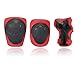 Child Kids Protective Gear Set,Knee and Elbow Pads with Wrist Guards Toddler for Multi-sports Cycling ,Bike,Rollerblading, Skating, Volleyball (Red)