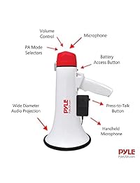 Pyle PMP42BT Bluetooth Megaphone with Bullhorn