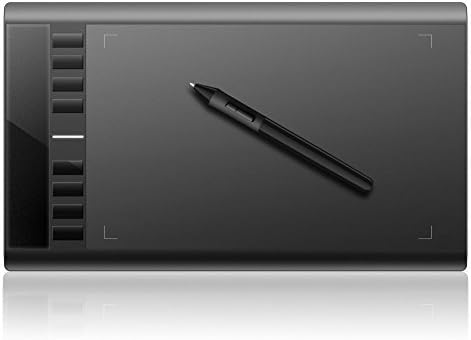 New Ugee M708 Pro Drawing Graphics Tablet 10x6 with 8 Express Keys (5080 LPI 230 RPS 2048 Levels) Windows & Mac