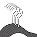 Closet Complete 71652 Kids Size, Premium Heavyweight, Virtually-UNBREAKABLE, Velvet Hangers – Ultra-Thin, Space Saving, No-Slip, 360º Spin, Perfectly Sized For Kids 4-15 years, Heather Gray, Set of 25