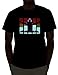 Emazing Lights DJ Sound Activated Light Up Rave Shirt Dj Arms Wide(Medium)