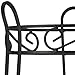 CobraCo Canterbury 30-Inch Black Scroll Top Plant Stand SCBPS1030-B