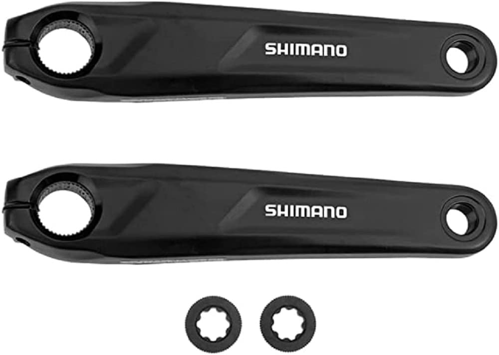 Shimano Unisex - Adult Steps Crank Arm Set, Black, 18 mm