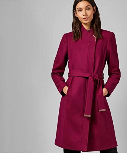 ted baker deep purple coat
