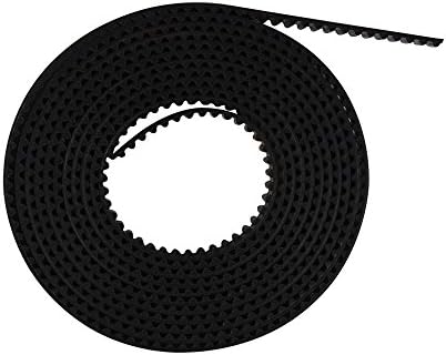 KINGPRINT 2 Meters GT2-6mm Rubber Timing Belt Open Loop Belt for 3D Printer (2, meter)