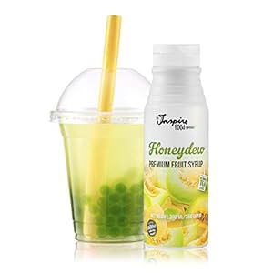 Fruchtsirup für Bubble Tea – 300ml – Honigmelone – Ohne künstliche Farbstoffe – 100% Vegan und Glutenfrei