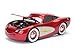 Jada Toys 98101 Disney Pixar CARS Cruising Lightning McQueen 1/24 Scale Diecast Model Red
