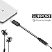 VIMVIP USB C to 3.5mm Adapter, Aux Audio Type C to 3.5mm Headphone Extension Braid Cable with Hi-Fi/DAC Chip [Calling & Volume Control]