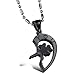 Dixivi Jewelry a Pair Valentine Couple Engraved 