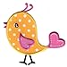 PatchMommy Iron On Applique Patch, Yellow Bird - Kids Baby