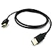 Exuun USB to HDMI Cable (ONLY for Charging), 1.5M/ 5Ft USB 2.0 Type A Male to Golden Plated HDMI Male Charging Charger Cable Cord 5 Feet