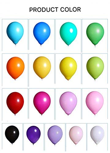 XNX Balloons Assorted Color 12 inch 100 Pcs Helium Quality Latex for Party Decoration (Multi-Colour)