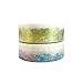 Gold Washi Tape Set of 2 Rolls – Unique design Gold Colorful Sea Wave Decorative DIY Japanese Masking Adhesive Sticky Paper Washi Tape Set (width: 15mm)