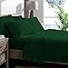 Bare Home Queen Sheet Set - Luxury 1800 Ultra-Soft Microfiber Bed Sheets - Double Brushed - Deep Pockets - Easy Fit - 4 Piece Set - Bedding Sheets & Pillowcases (Queen, Forest Green)