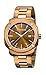 Wenger Edge Index Quartz Movement Pink Gold Dial Men's Watch 01.1141.114