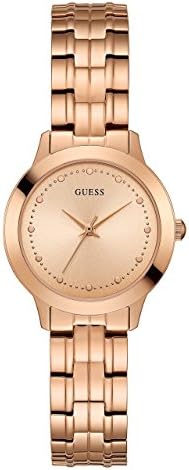GUESS Classic Slim Rose Gold-Tone Stainless Steel bracelet Watch ????? A glamorous touch to any ensemble, this  main image 4