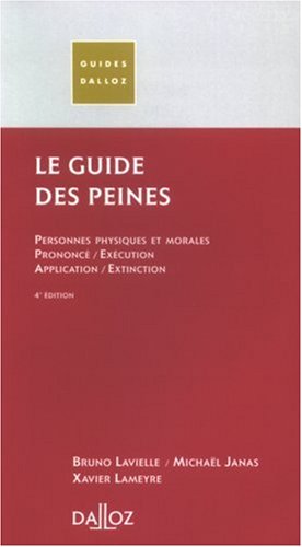 Le  guide des peines