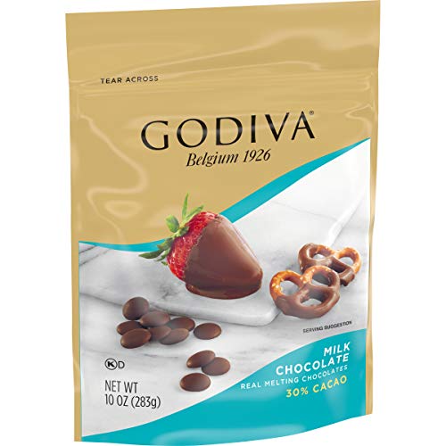 Godiva Milk Chocolate Premium Baking Chocolate Wafers, 10 oz - Thumbnail 5