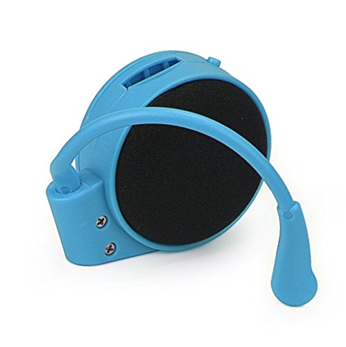 DZT1968 Sport Running Earhook USB Digital Hanging ear MP3 Music Player Support 32GB Micro SD TF Card (Blue)