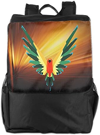 Logan Paul Custom Made Sun Cone Parrot Logo Canvas Shoulder Bag Backpack