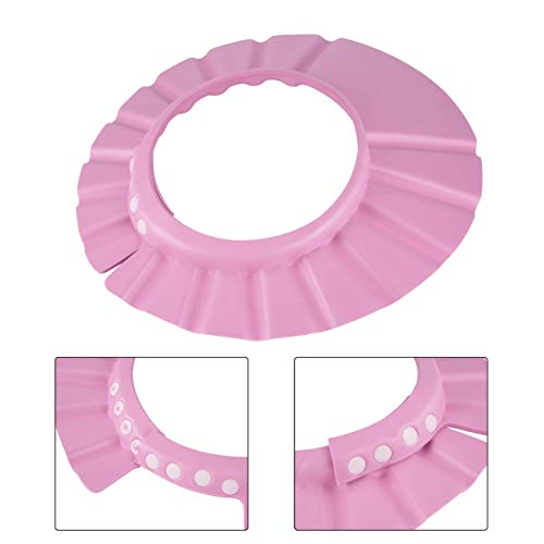 image for Detectorcatty Adjustable Baby Hat Toddler Kids Shampoo Bath Bathing Sh