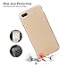 iPhone 7 Plus Case, Coocolor [Perfect Fit] 360 Degree All-around Ultra Thin Full Body Coverage Protection Dual Layer Hard Slim Case + Tempered Glass Screen Protector For iPhone 7 Plus-Gold