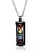 VNOX Stainless Steel Rainbow Crystal Pendant Necklace for Gay & Lesbian Pride,Free Chain 20 inch