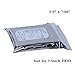 QNINE 100 Pack Anti-Static Bags Set, Include 2 Different Type Reusable Bags and 100pcs Antistatic Labels, Suitable for Different Computer Accessories