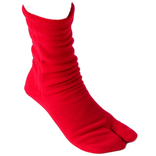 Polar Feet Adults' Tabi Socks Red L - Thumbnail 2