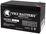 VICI Battery VB7-12 - 12V 7AH Replacement UPS Battery for APC Back-UPS 550 BE550G Brand Product
