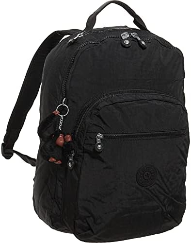 KIPLING Women\'s Nylon Challenger School Backpack Black Tonal Adjustable Straps‎ KIPLING Nylon Challenger School Backpack Black Tonal  main image 3
