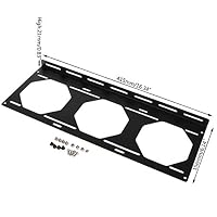 JUNESUN Fan Bracket 240 Radiator Mounting Bracket Water Cooler for 12/14CM Fan Holder External Computer Case Heatsink Gadget Accessories