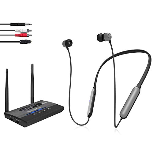 Friencity Wireless Headphones Earbuds for TV Watching with Bluetooth