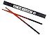 Original High-Grade Plastic FITNESS ROCKSTAR DRUMSTICKS™ for Fitness, Aerobic Classes, Workouts, Exercises, Cardio Drumming + ANTI-SLIP Handles, Red Pair