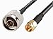 Times Microwave 99-6MMB-ON0F RF Pigtail Cable SMA Male to N Male RG-58 5M primary