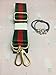 Seearay Crossbody Bag Strap Replacement Handbags Strap Universal Purse Guitar Strap Adjustable Shoulder Strap (Green+Red)