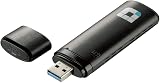 D-Link DWA-182 Wireless AC1300 USB Adapter MU-MIMO Dual Band Win Mac Linux view 3