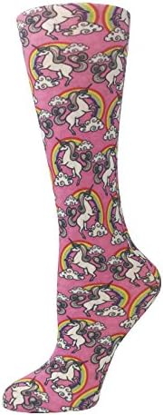 Therapeutic Sheer 8-15 mmHg Compression Hosiery - Unicorns