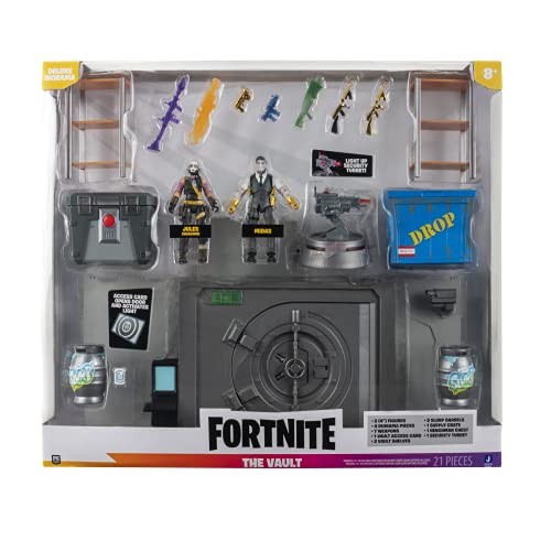 Fortnite The Vault Deluxe Diorama, Includes 2 (4inch) Articulated