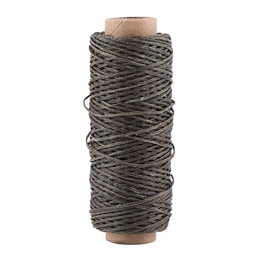Fdit Sewing Spool, Colourful Assorted Thread, Multi-Purpose Polyester Linen, Sewing Thread, Wax, Leather, Hand Sewing Craft (Dark Green)