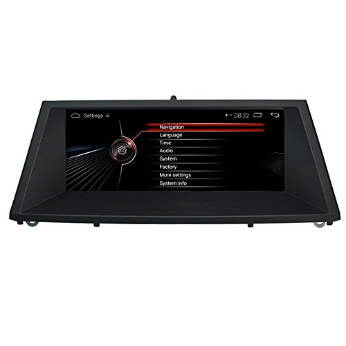 TOPNAVI 8.8 Inch Seperate Car Audio Player for BMW X5 F70 F15 F85 2010 X6 F71 F16 F86 Auto GPS Navigation with WIFI Bluetooth Radio Free Maps Main Frenqency 1.6GHz Radio Stereo System Digital Screen