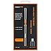 Nose Hair Trimmer, Electric Nose Ear Hair Trimmer for Men Women, Double Edge Blades, Painless Trimming, Gray (Silver)