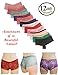 MoDDeals Woman's Plus Size Floral Lace Cheeky Boyshort Elastic Waist Underwear Panties 12 Pack (2X/3X) Multi