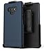Encased Slimshield Belt Case for Samsung Galaxy Note 9 (2018) Ultra Slim Protective Hard Cover w/Holster Clip (Navy Blue)